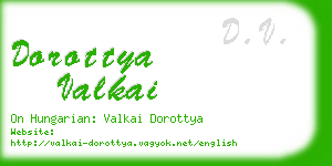 dorottya valkai business card